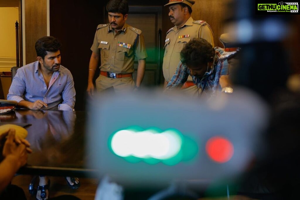 Vijay Antony Instagram - Watching #BIKILI in the monitor @antibikili