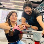 Vijayalakshmi Instagram - Positive mind, good workout, healthy diet, peaceful sleep, happy vibes and loads of lovely people around.. make you #reverseage In my case last two pics play a major role ♥️ @feroz_roz