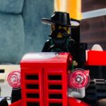 Vijayalakshmi Instagram - The police and the baddie! . . Made by vg Assitant director the grt nilan! #lego #legostorytelling