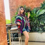 Vijayalakshmi Instagram - Goa vibes 💜💚❤️🖤🤍💙 P.c @gayattrimanohar