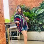 Vijayalakshmi Instagram - Goa vibes 💜💚❤️🖤🤍💙 P.c @gayattrimanohar