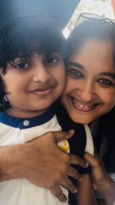 Vijayalakshmi Instagram - All these days he had been waiting for this last day of school. 
He was Excited for the long summer holidays! 
Till last night. 

today morning he gave me a hug as usual but refused to lemme go. 

I knew something was wrong. 

Is eveything ok nilan? I asked. 
Amma im very emotional. 
Why Kanna? 
Today is the last day of roopa  mam class. I love her so much. I want to stay with her. 

Ok, roopa mam and nilan share this beautiful bond. Nilan is too good at recognising good souls and when he fell for roopa mam I could only imagine wat a beautiful person she should be. When I met her in person I fell for her too. I was super happy as a mother for nilan to spend his school time with her. 

Coming back to today..
I had to cheer nilan up for the last day of school. 

Explaining him things always works. 
So I tried. 

“ nilan u r a boy.. so many wonderful women are going to come and go in your life. 
They will fill a phase of your life making it beautiful and when it’s time u have to let them go.cherish the memories but You need to move on. 

U can’t be selfish and keep roopa mam all for yourself. 

Angels like roopa mam should keep flying.. making many more kids lives beautiful just the way she made yours! 

He nodded. 

And that’s how we decided to have super fun today at school with roopa mam. 

But Guess wat. It din work. 
Kutty nilan came out with a long face. 

He din want to let her go. 
He was behind her like a puppy. 

My genes. Crazy for love. 

finally when we said bye to her. 
I gave roopa mam a hug and she whispered to me 

“Thanks for this lovely boy” 

🥹🤍🤍🤍🤍 #NILAN 

#beautifulthingcalledlife 
#grateful