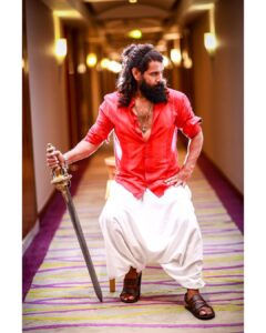 Vikram Instagram - Red & White. Not quite ready to fight. #adithakarikalan #ps2