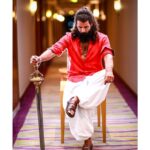 Vikram Instagram - Red & White. Not quite ready to fight. #adithakarikalan #ps2