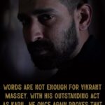 Vikrant Massey Instagram - Thank you every single one of you for making #Gaslight so special already 🙏🏽❤️ Eternally indebted for all the love & support.