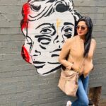 Vimala Raman Instagram – The beauty of Melbourne’s alleys 🎭🎨 
.
.
.
#melbourne #australia #streetart #graffiti #alley #artistic #beauty #creativity #twoface #fun #holiday #lv #onitsuka #downunder #actor #actress #vimalaraman #lifeisgood