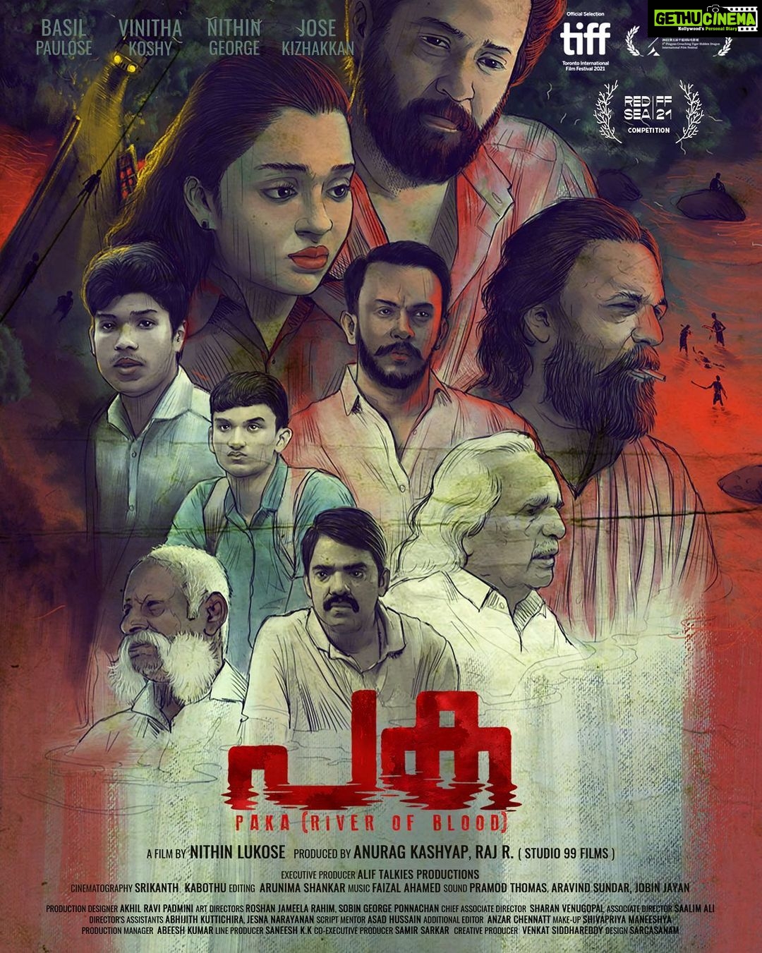 Vinitha Koshy Instagram - Another feather in the cap 🥰 PAKA (River Of Blood) directed by @nithinlukose_ Produced by @anuragkashyap10 #rajrachakonda got selected for #redseainternationalfilmfestival @redseafilm And the journey continues.. ❣️#torontointernationalfilmfestival #pingyaointernationalfilmfestival #redseainternationalfilmfestival @nithin_george_official @basil__paulose @abhijithkuttichira @srikanth.kabothu