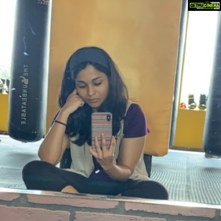 Vinitha Koshy Instagram - Days when fitness was more important 💜 #takemeback #combatfitness