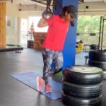 Vinitha Koshy Instagram - The real workout starts when you want to stop @krisshmc @xtheticsfitness_cochin