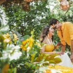 Vishak Nair Instagram – Haldi 🌼

Photography @lightsoncreations

Styled by @styledbyzoya_ 

Outfit for Vishak @men_in_q_wedding 
Outfit for Jayapria 
@chaaya.in MoonGate Events Venue