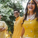 Vishak Nair Instagram – Haldi 🌼

Photography @lightsoncreations

Styled by @styledbyzoya_ 

Outfit for Vishak @men_in_q_wedding 
Outfit for Jayapria 
@chaaya.in MoonGate Events Venue