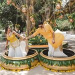 Vishak Nair Instagram – Haldi 🌼

Photography @lightsoncreations

Styled by @styledbyzoya_ 

Outfit for Vishak @men_in_q_wedding 
Outfit for Jayapria 
@chaaya.in MoonGate Events Venue