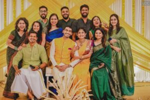 Vishak Nair Instagram - The Engagement (3/3)

Shot by the amazing peeps at @lightsoncreations @jiksonphotography
Decor by @locsignaturewedding @alwingeorge__locsignature @punarcollective

Styled by @stylefilesbyzoya__joy  @chaaya.in
Outfit for Vishak :@men_in_q_wedding 
Outfit for Jayapriya:
Saree @vijayalakshmisilksarees 
Bridal blouse : @chaaya.in
Assisted by sreelakshmysreekumar 
@asna_ansar_5
HMU : @aishwaryakarayilofficial