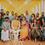Vishak Nair Instagram - The Engagement (3/3) Shot by the amazing peeps at @lightsoncreations @jiksonphotography Decor by @locsignaturewedding @alwingeorge__locsignature @punarcollective Styled by @stylefilesbyzoya__joy @chaaya.in Outfit for Vishak :@men_in_q_wedding Outfit for Jayapriya: Saree @vijayalakshmisilksarees Bridal blouse : @chaaya.in Assisted by sreelakshmysreekumar @asna_ansar_5 HMU : @aishwaryakarayilofficial