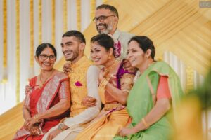 Vishak Nair Instagram - The Engagement (3/3) Shot by the amazing peeps at @lightsoncreations @jiksonphotography Decor by @locsignaturewedding @alwingeorge__locsignature @punarcollective Styled by @stylefilesbyzoya__joy @chaaya.in Outfit for Vishak :@men_in_q_wedding Outfit for Jayapriya: Saree @vijayalakshmisilksarees Bridal blouse : @chaaya.in Assisted by sreelakshmysreekumar @asna_ansar_5 HMU : @aishwaryakarayilofficial
