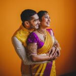 Vishak Nair Instagram - The Engagement (2/3) Shot by the amazing peeps at @lightsoncreations @jiksonphotography Decor by @locsignaturewedding @alwingeorge__locsignature @punarcollective Styled by @stylefilesbyzoya__joy @chaaya.in Outfit for Vishak :@men_in_q_wedding Outfit for Jayapriya: Saree @vijayalakshmisilksarees Bridal blouse : @chaaya.in Assisted by sreelakshmysreekumar @asna_ansar_5 HMU : @aishwaryakarayilofficial
