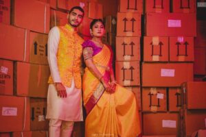 Vishak Nair Instagram - The Engagement (1/3)

Shot by the amazing peeps at @lightsoncreations @jiksonphotography
Decor by @locsignaturewedding @alwingeorge__locsignature @punarcollective

Styled by @stylefilesbyzoya__joy  @chaaya.in
Outfit for Vishak :@men_in_q_wedding 
Outfit for Jayapriya:
Saree @vijayalakshmisilksarees 
Bridal blouse : @chaaya.in
Assisted by sreelakshmysreekumar 
@asna_ansar_5
HMU : @aishwaryakarayilofficial
