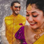 Vishak Nair Instagram - The Engagement (1/3) Shot by the amazing peeps at @lightsoncreations @jiksonphotography Decor by @locsignaturewedding @alwingeorge__locsignature @punarcollective Styled by @stylefilesbyzoya__joy @chaaya.in Outfit for Vishak :@men_in_q_wedding Outfit for Jayapriya: Saree @vijayalakshmisilksarees Bridal blouse : @chaaya.in Assisted by sreelakshmysreekumar @asna_ansar_5 HMU : @aishwaryakarayilofficial