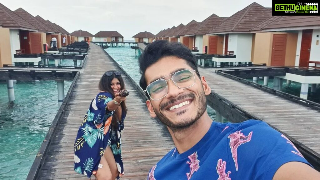 Vishak Nair Instagram - Dem Maldivian Blues 🌊