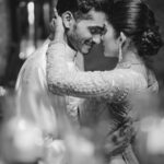 Vishak Nair Instagram - Reception Vol. 1 🤴 Photography by @lightsoncreations Decor by @happinessproject_byloc Styled by @styledbyzoya_ Outfit for Vishak @men_in_q_wedding Outfit for Jayapria @chaaya.in Footwear @brog_ernakulam Mua for Jayapria @aishwaryakarayilofficial Mua for Vishak @soorajskofficial C9 Event Center