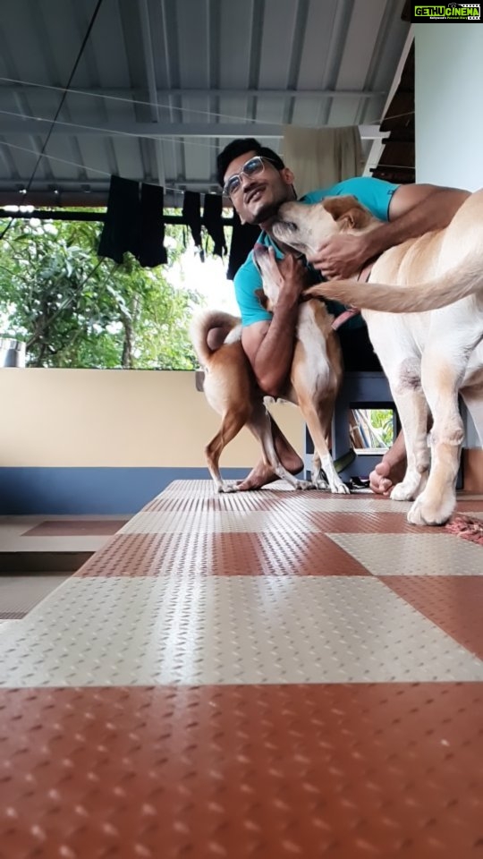 Vishak Nair Instagram - Wholesome. Threesome. Muvattupuzha, India