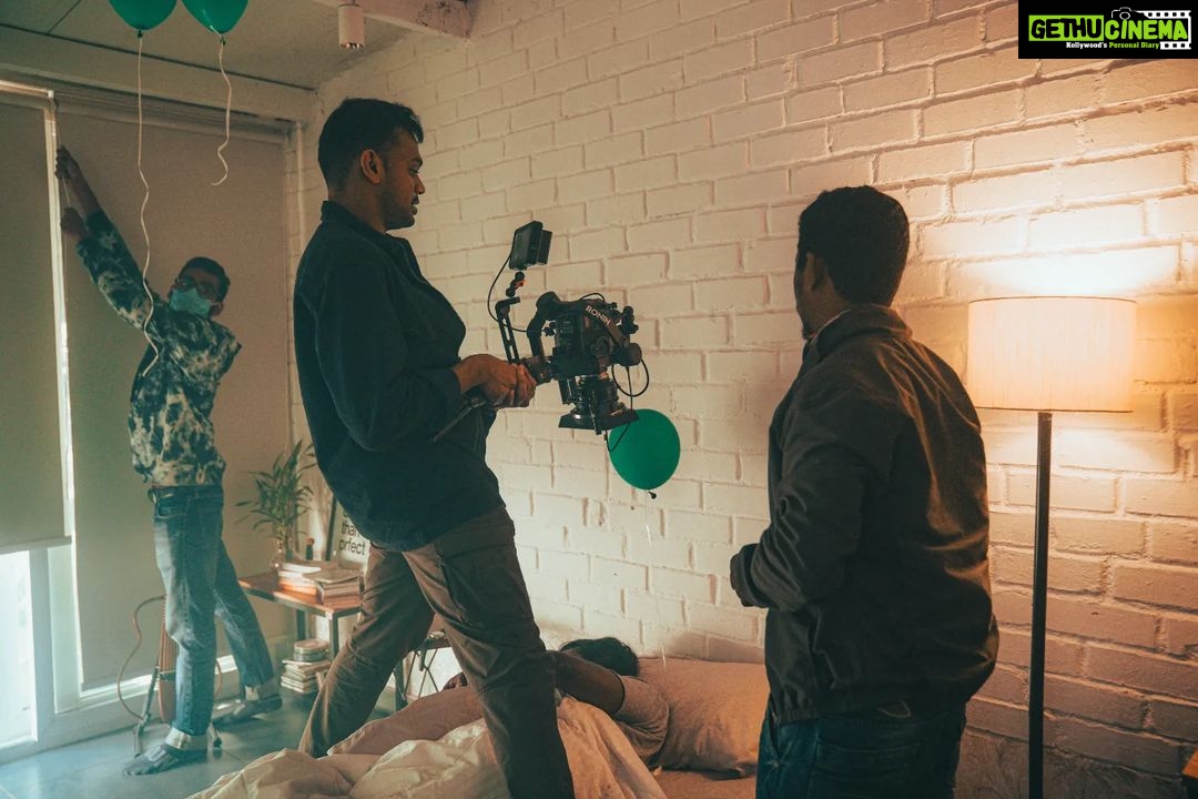 Vishak Nair Instagram - "Colour" was the culmination of over 3 years of blood, sweat and tears. And boy...were there a lot of tears. This wasn't because it was a complex film to execute but because it was @vineethvincentofficial and my third attempt at trying to make a music video together. The first two, thanks to the impeccably timed first and second waves had to be put aside indefinitely. But the one thing that could never be put aside was our man's spirit and "die trying" attitude. Nothing but power to you! "Colour" was made on a shoestring budget with a crew that was skeletal yet super-fuckin-charged who worked sleeplessly (LITERALLY) for three days to get the job done. You guys are the real MVPs here. Thank you for putting up with us. I am so incredibly thankful for all the love that's been coming our way. It truly means the world to us... If you haven't checked it out yet, please click the link in my bio. It'll be 4 minutes you won't regret wasting. Love, V 📸 : @mahesh_nair