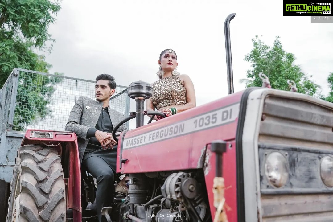 Vishak Nair Instagram - Sangeet πΈππΊ Photography by @lightsoncreations Styled by @styledbyzoya_ Outfit for Vishak @men_in_q_wedding Outfit for Jayapria @chaaya.in Mua for Jayapria @aishwaryakarayilofficial Mua for vishak @soorajskofficial