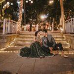 Vishak Nair Instagram - Sangeet 🍸🎉🕺 Photography by @lightsoncreations Styled by @styledbyzoya_ Outfit for Vishak @men_in_q_wedding Outfit for Jayapria @chaaya.in Mua for Jayapria @aishwaryakarayilofficial Mua for vishak @soorajskofficial