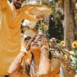 Vishak Nair Instagram – Haldi 🌼🌼

Photography @lightsoncreations

Styled by @styledbyzoya_ 

Outfit for Vishak @men_in_q_wedding 
Outfit for Jayapria 
@chaaya.in MoonGate Events Venue