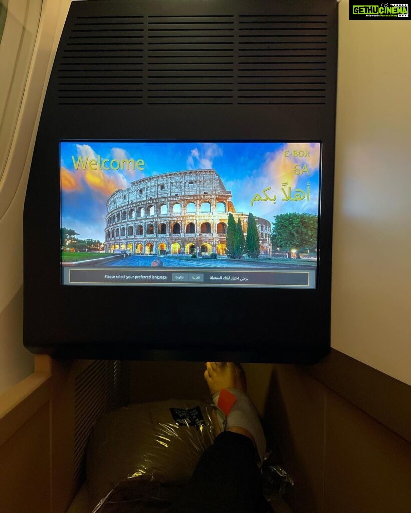 Vishakha Singh Instagram - FIRST post of 2023. Enroute Vienna via the ❤️ that Rome is! FIRST travel of 2023. FIRST time I ditched the walker and walking stick after the ankle fracture. 95% recovery! Fav city. Fav people. Key note speeches, networking. Exciting days ahead! 🇮🇹 🇦🇹 🇮🇳 Pic credit : @f1demon Abu Dhabi Airport Etihad Airways
