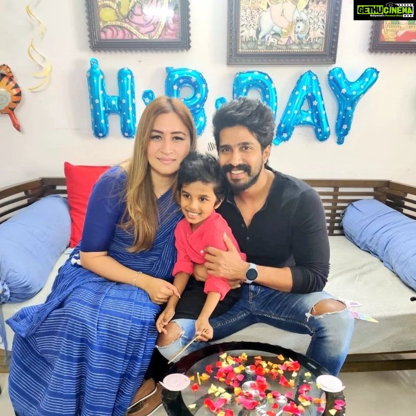 Vishnu Vishal Instagram - Been running around last 2 days as a producer to sort out the release of #FIR since lots of last min decisions. Today is a super special day. Its my baby #Aryan's birthday and i managed to get very little time with him.Hope the running around wil pay off. LUV ALL. @Guttajwala