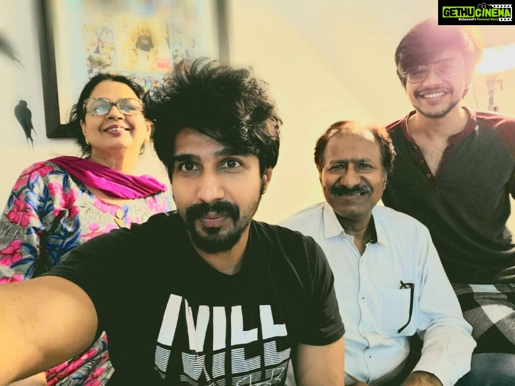 Vishnu Vishal Instagram - Happy happy birthday appa ❤❤💋💋 You are such an inspiration.. No matter how many people tried to pull you down in your entire career , you always stood firm because of your grit and determination...