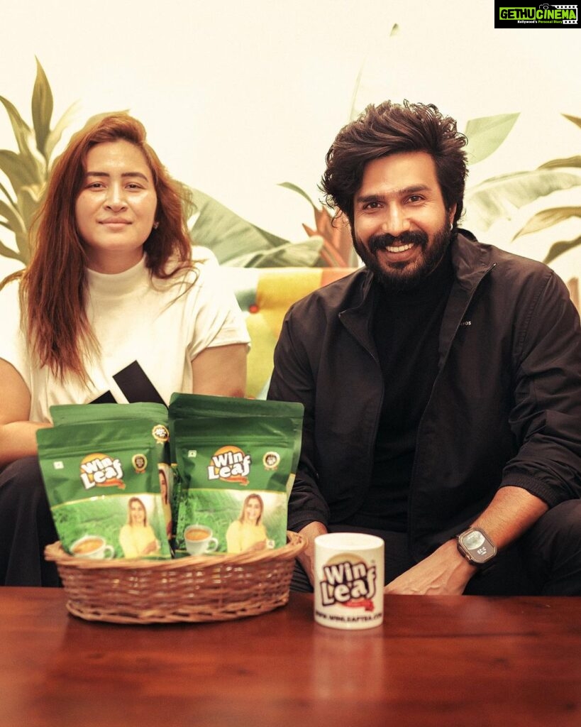 Vishnu Vishal Instagram - Supporting fresh starters is important but this is something I genuinely wanted to do.. 😊 #Winleaf pure dust tea tastes so good, it's better than most of the leading brands in the market.. And the price is 30% lesser 👌 Links given in bio, do try and #winlifewithwinleaf