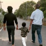 Vishnu Vishal Instagram - ' It feels good to be lost in the right direction...' #Aryan #dadson #mydad