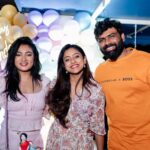 Vithika Sheru Instagram - Thankful, Grateful And Blessed To Have All Of You In My Life❤️ @itsvarunsandesh @mr.noelsean @krithikasheru @priya.0206 @nihita.raju @sudhir0593 @krishna_422 @bhargavikunam @alekhyaharika_ @nikhilvijayendrasimha @ashmita_9 @jannu.sudhir @gokul_menon.official @dr.sindhureddy @amrithagaddam @dr_apuroopa_gaddam @vivek.sriraj @khaja.nature . . . . PC - @teamartviewworks Decor- @thewishtree_surprisingpeople Food - @krishnapatnam_kitchen Cake - @cakesnhugs Durgam Cheruvu Spl Bridge