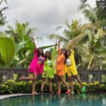 Vithika Sheru Instagram - I will always have this piece of my heart that smiles whenever I think of bali trip. You girls always have my heart 🥹 @mahathalli @niharikakonidela @ambatibhargavi Love pillaluuu