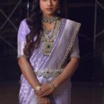 Vithika Sheru Instagram – So In Love With Complete Attire 💜 
Jewellery – @emmadi_silver_jewellery 
Saree – @riya_designing_studio 
PC – @forever_frozen_films 
M&H – @nicenailsbabyhyderabad