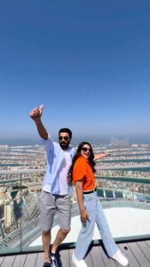 Vivek Dahiya Instagram - Fun, magical moments is what Dubai is all about! A city that you could not only explore with your kids but also be one yourself and let yourself go free! #FlashbackFriday Palm Jumeirah