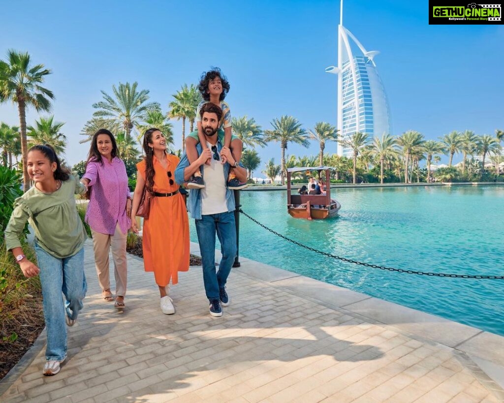 Vivek Dahiya Instagram - Escaping reality and indulging in fun and adventure, our family had the best time in Dubai with experiences and locations we discovered together. Check it out! #VisitDubai #FamilyTime #VacayMode #FamilyHoliday