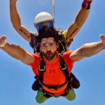 Vivek Dahiya Instagram - Take 2 at the skydive 🪂 turned out to be better than the 1st. The adrenaline, the excitement doubled this time around. Savoured every second of it. @skydivedubai @pickyourtrail :#Pickyourtrail#HasslefreeHolidays #LetsPYT #SkydiveDubai #AdventureAwaits #BucketList #MyDubai Skydive Dubai