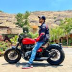 Vivek Dahiya Instagram – All set to blip the throttle, smell the burnt rubber tyre while the wind hits our face and get charge out of the mufflers sound. Chal Zindagi.