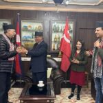 Vivek Oberoi Instagram - Congratulations shri @cmprachandaofficial on being elected as the Prime Minister of the beautiful Nepal for the third time now. Recently had the honour to meet you; the warmth and love with which you welcomed us reflects the humility and cultural compassion of the country #PrachandaKamalDahal #Nepal #potd #congratulations