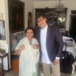 Vivek Oberoi Instagram - Had a very warm welcome to the island paradise #mauritius last week. Congratulations Prime Minister @pravindkumarjugnauth on a decade of exceptional leadership even through the trials and tribulations of Covid. It is amazing to see the leaps and strides Mauritus is making under your leadership! I also deeply appreciate the cultural bridges and bonds with #india that have been strengthened by your government. And a special thanks to Lady Jugnauth for gracing us with her wonderful company. Her warmth and humility reflect the best of Mauritian culture and values. I particularly enjoyed her enriching stories on mauritius’ historic bond with India over hundreds of years. #pravindkumarjugnauth
