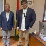 Vivek Oberoi Instagram - Had a very warm welcome to the island paradise #mauritius last week. Congratulations Prime Minister @pravindkumarjugnauth on a decade of exceptional leadership even through the trials and tribulations of Covid. It is amazing to see the leaps and strides Mauritus is making under your leadership! I also deeply appreciate the cultural bridges and bonds with #india that have been strengthened by your government. And a special thanks to Lady Jugnauth for gracing us with her wonderful company. Her warmth and humility reflect the best of Mauritian culture and values. I particularly enjoyed her enriching stories on mauritius’ historic bond with India over hundreds of years. #pravindkumarjugnauth