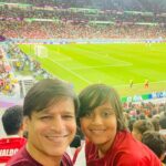 Vivek Oberoi Instagram - Definitely a match worth witnessing, had the entire stadium on their tiptoes till the final goal⚽️ @thekfa changed the whole game around with their play against @portugal this @fifaworldcup Which team were you supporting? #SouthKorea 🇰🇷 vs #Portugal 🇵🇹 #fifaworldcup #qatar2022 #fifa DOHA - Qatar