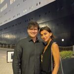 Vivek Oberoi Instagram - Date night with the Mrs.🌙 Don’t know what was shining brighter, the moon or the moonlight on her face Thank you @qe2dubai for the wonderful night and @fever_global for this show! #datenight #reels #reelsinstagram