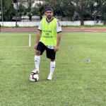 Vivian Dsena Instagram - Well Spent Weekend With My First Love ⚽😉.. Goodnight Guys 😘 #weekendvibes #footballlovers♥️⚽️ #footballforlife Wings Sports Center