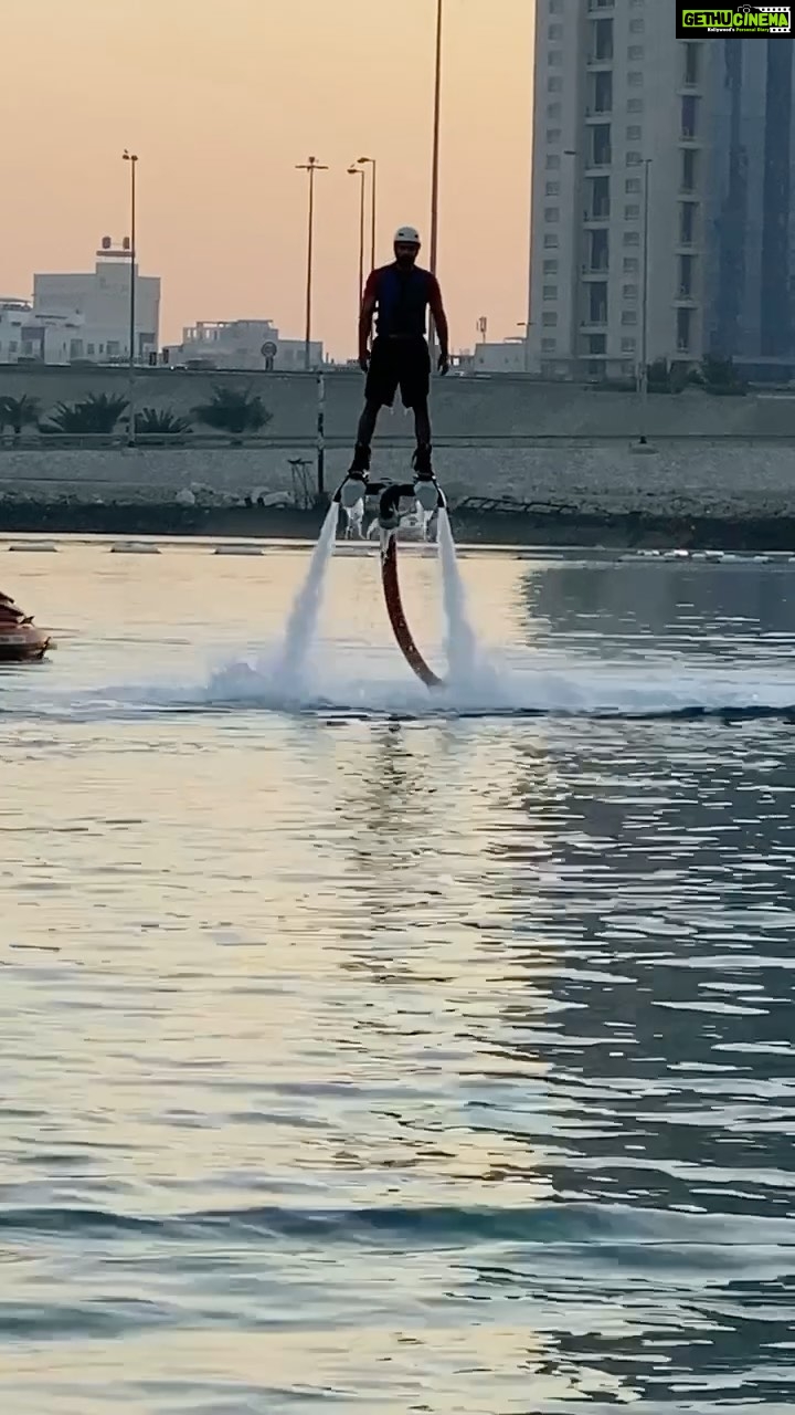 Vivian Dsena Instagram - The Most Difficult Water Sport I have Ever Tried #throwback #firsttime #flyboard #watersports #reefislandbahrain #viviandsena #vdians
