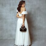 Wamiqa Gabbi Instagram - 🤍🦢 #JubileeTrailerLaunch Outfit: @officialsaishashinde Bag: Vintage Styled by: @spacemuffin27 Styling Assistant: @harshitasamdariya Makeup Artist: @elishab_mua Hairstylist: @reshammordani Shot by: @dinesh_ahuja