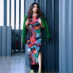 Wamiqa Gabbi Instagram - 💚🦖🌿🌱☘️🍃 . Dress @zara Blazer @massimodutti Jewellery @shoplune Heels @stevemadden Styling @dhruvadityadave MUA @cocoballucci_ Hair @ishanhairstylist Photography @itskrajofficial